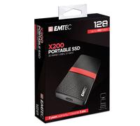 EMTEC - ECSSD128GX200 - Emtec - SSD 3.1 Gen X200 Portable - ECSSD128GX200 - 128GB - EMTD128GX200 - Conf. da 1 Pz. - ECSSD128GX200