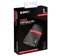 EMTEC - ECSSD1TX200 - Emtec - Hard disk SSD esterno 3.1 - 1 TB - ECSSD1TX200 - EMTD1TX200 - Conf. da 1 Pz.