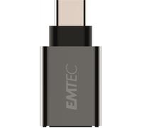 Emtec - Emtec T600 Adattatore Usb/type-c-nero/alluminio Emtec