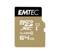 EMTEC Gold+ Flash-Speicherkarte SD-Adapter Secure Digital ECMSDM64GXC10GP