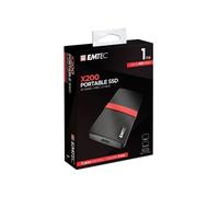 Emtec X200 1000 GB Nero, Rosso [ECSSD1TX200]