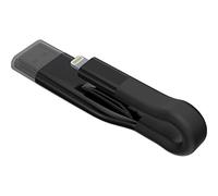 Emtec ICOBRA2 T500 PenDrive 3.0 (3.1) 64GB OTG Duo PenDrive USB-A/Lightning per iPhone e iPad,MAC (Certificato APPLE MFi), colore Nero