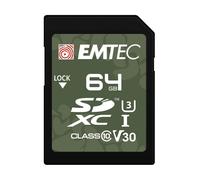 Emtec Scheda SD UHS-I U3 V30 Outdoor ECMSD64GXCU3OR – IPX7, Full HD/4K – 64 GB
