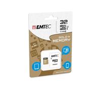 emtec - micro sdhc class 10 gold + con adattatore - ecmsdm32ghc10gp - 32gb