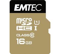 Emtec - Micro SDHC Class 10 Gold + con Adattatore - ECMSDM16GHC10GP - 16GB Quantita min. 1