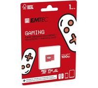 EMTEC MicroSDXC Gaming 1TB UHS-I U3 V30 A2, ad alta velocità fino a 100 Mbps, compatibile con Nintendo Switch, Wyze, GoPro, smartphone, tablet, videocamere di sicurezza, droni, video 4K, rosso