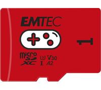 EMTEC MicroSDXC Gaming 1TB UHS-I U3 V30 A2, ad alta velocità fino a 100 Mbps, compatibile con Nintendo Switch, Wyze, GoPro, smartphone, tablet, videocamere di sicurezza, droni, video 4K, rosso