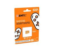 Emtec - MSD Gaming UHS-I U3 V30 A2 - Arancione - 512GB - ECMSDM512GXCU3G