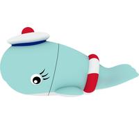 EMTEC - Sailor Whale - 16GB USB 2.0 Type-A USB Flash Drive, Blue (USB 2.0, Type-