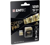 Emtec MicroSDXC 128GB SpeedIN PRO CL10 95MB/s FullHD 4K UltraHD