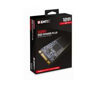 Emtec SSD interno X250 128GB M.2 SATA III 3D NAND 520MB/sec ECSSD128GX250 NEW