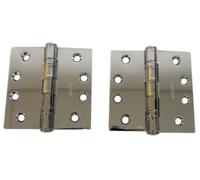 Emtek 94014US26 Acciaio Sfera Cuscinetto Cerniera Porta con Vite 2 Pack Lucidato