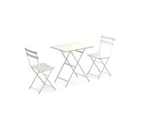 EMU Arc En Ciel Set 2 Sedie + 1 Tavolo Pieghevole : Colore - Bianco