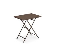 EMU Arc En Ciel Tavolo Pieghevole 70 x 50 : Colore - MARRONE INDIA