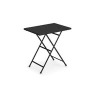 EMU Arc En Ciel Tavolo Pieghevole 70 x 50 : Colore - NERO RAGGRINZATO
