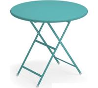EMU Arc en Ciel Tavolo rotondo pieghevole cm. 80 Art 346 colore Verde Oceano 88