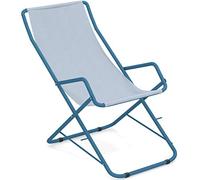 Emu Bahama Sdraio Oscillante Pieghevole Art. 170 Colore Blu 61 Telo in Textilene Colore Celeste