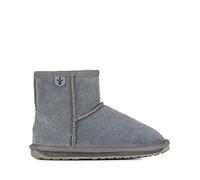 Emu K10103 Wallaby Mini Stivaletti Unisex Bambino, Colore Grigio (Charcoal), Taglia 24 EU (7 UK)