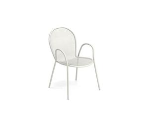 EMU Poltrona Ronda impilabile Art. 116 colore Bianco Lucido