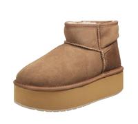 Emu Stinger Micro Flatform - Stivaletti Flatform In Montone Marrone - Taglia 36