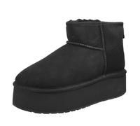 Emu Stinger Micro Flatform - Stivaletti Flatform In Montone Nero - Taglia 41 [10