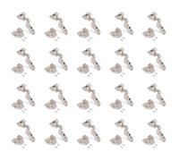 (TG. Set di 20) Emuca 1011807 Kit cerniera collo alto con scodellino Ø35mm 100