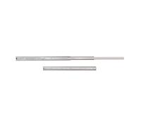 Emuca 3028805 Coppia di Guide/Binari con Cuscinetti a Sfere ad Estrazione Totale 45mm x 600mm per Cassetto