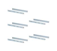 Emuca 3043605 Coppia di Guide/Binari con Cuscinetti a Sfere ad Estrazione Totale 45mm x 500mm per Cassetto, Set di 5
