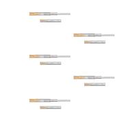 EMUCA Guida Binario con Cuscinetti a Sfere ad Estrazione Totale e Chiusura Ammortizzata, Lega di Acciaio, Zincato, L 300mm, 4 unità