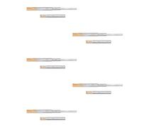 EMUCA Set Guida Binario con Cuscinetti a Sfere ad Estrazione Totale e Chiusura Ammortizzata, Lega di Acciaio, Zincato, L 350mm, 4 unità