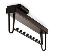 Emuca 7086513 Appendiabiti Estraibile Chiusura Soft per Armadi, Marrone, 44.5 cm