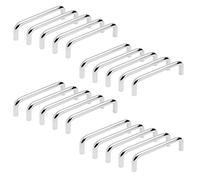 Emuca 9163311 Maniglia per mobile diametro Ø8mm, CC 96mm, Acciaio, Cromato, Set di 20