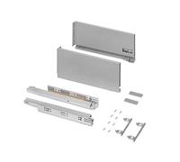 Emuca - Cassetto esterno Vertex 40 kg altezza 178 mmEmuca - Cassetto esterno Vertex 40 kg altezza 178 mm, Profondità:400mm, Verniciato alluminio, Acciaio, 1 u.