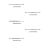 Emuca - Coppia di cursori/Guide a Sfera con Uscita Totale 45 x 350 mm per cassetti, Set da 5