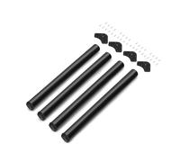 Emuca Gambe regolabili per tavolo Ø60x710mm kit di 4 piedi per tavolo in acciaio