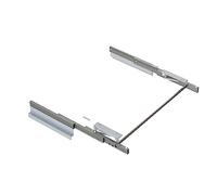 Emuca - Guide per tavolo allungabile e elevabile Oplà Folding + 39 M120, Champagne anodizzato, Alluminio