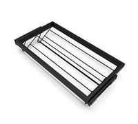 Emuca - Kit cassetto portascarpe e Telaio con Guide a Chiusura Morbida per Armadio, Regolabile, modulo 900mm, Nero Testurizzato