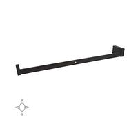 Emuca - Luci LED per Armadio o Cabina Armadio, Asta Appendiabiti con Luce LED Ricaricabile e sensore di Movimento, Alluminio Colore Moka, L 858-1008mm