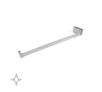 Emuca - Luci LED per Armadio o Cabina Armadio, Asta Appendiabiti con Luce LED Ricaricabile e sensore di Movimento, Alluminio anodizzato Opaco, L 408-558mm