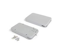 Emuca - Meccanismo per ante a ribalta Miniwinch con tappo, 14 kg, Acciaio e plastica, Grigio