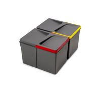 Emuca Pattumiere per cassetto contenitori Raccolta differenziata per Base