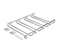Emuca 4 Line Glasses Support Argento