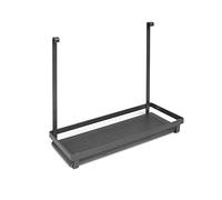 Emuca - Ripiano per Utensili Cucina, scaffale da Appendere, Acciaio, Grigio Antracite.