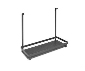 Emuca - Ripiano per Utensili Cucina, scaffale da Appendere, Acciaio, Grigio Antracite.