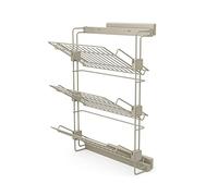 Scarpiera Laterale Destra per Armadi in Acciaio Emuca Hack Grigio Pietra