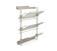 (TG. 3 ripiani) Emuca - Scarpiera laterale estraibile per armadi e cabine armadi