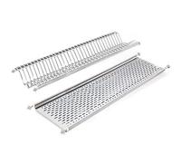 Emuca - Scolapiatti pensile per piatti e bicchieri in acciaio inox per mobile di lunghezza 100cm (935mm e 970mm)