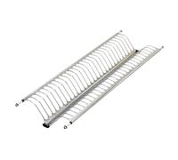 (TG. Mobile 80cm) Emuca 8929865 - Scolapiatti pensile per piatti e bicchieri in