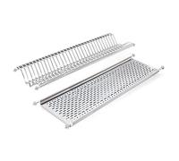 Emuca - Scolapiatti pensile per piatti e bicchieri in acciaio inox per mobile di lunghezza 90cm (835mm e 870mm)