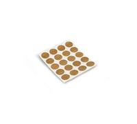 Emuca - Tappo coprivite adesivo, Ø13mm, Rovere, Confezione di 200 pezzi